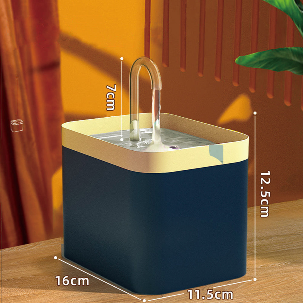 Automatic Cat Water Fountain - Navy blue / EU plug - Pet drinking