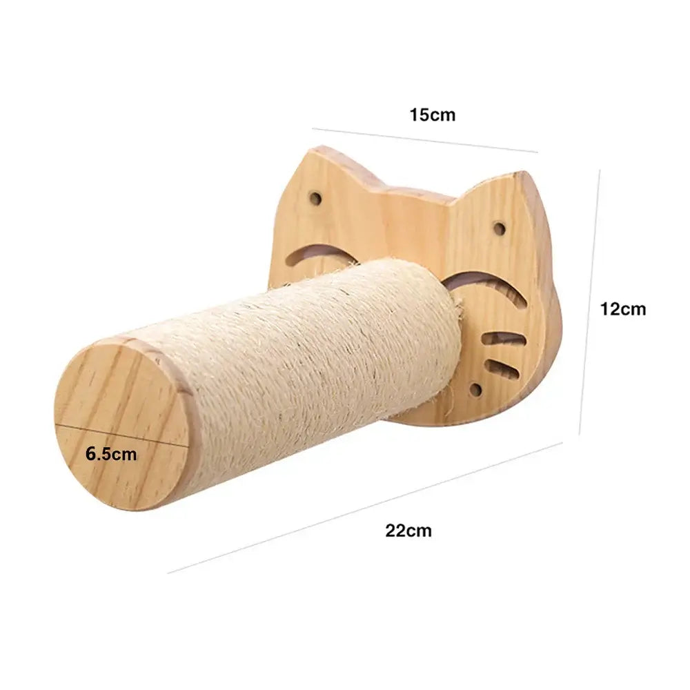 Cat Climbing Shelf Wall Mounted - scratching post b