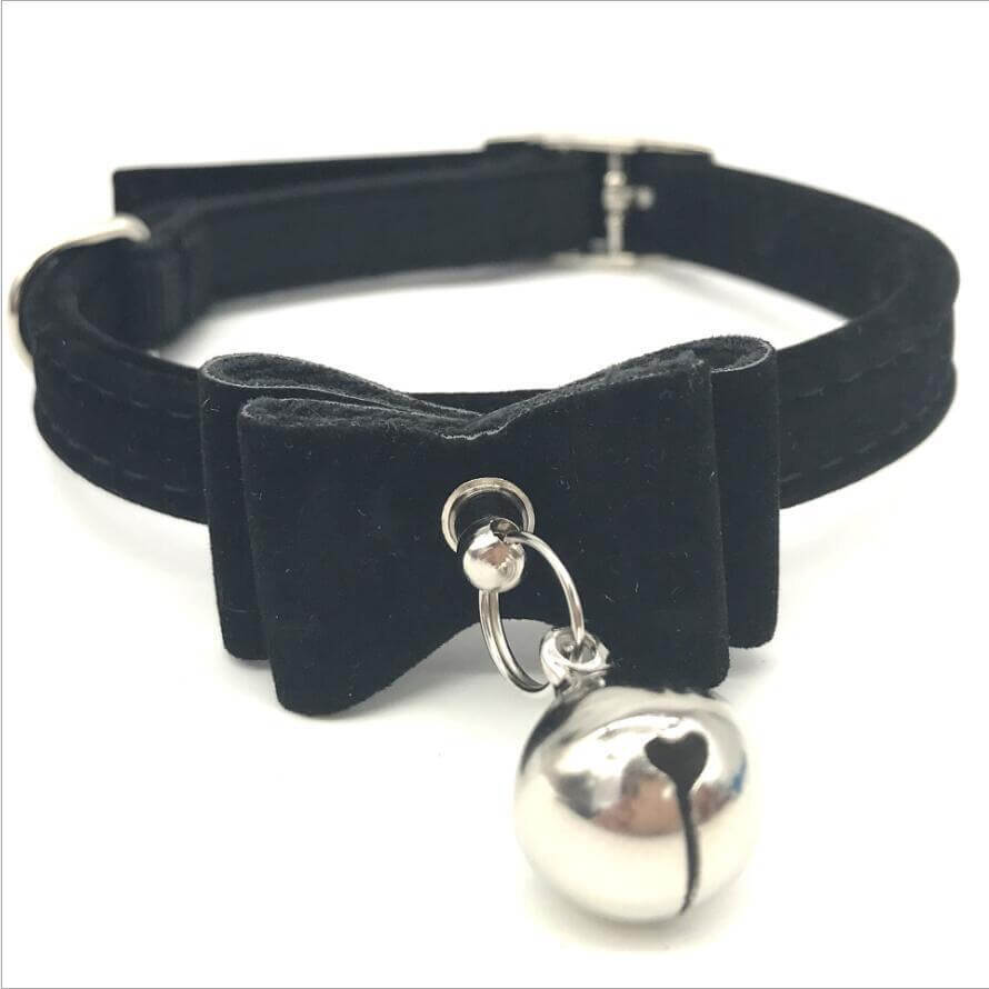 Cat collar - Black A - Cat collar