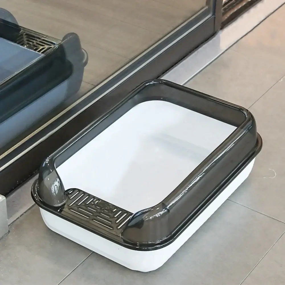 Cat Litter Tray Large Semi-Closed Anti-Splash - UNITED KINGDOM