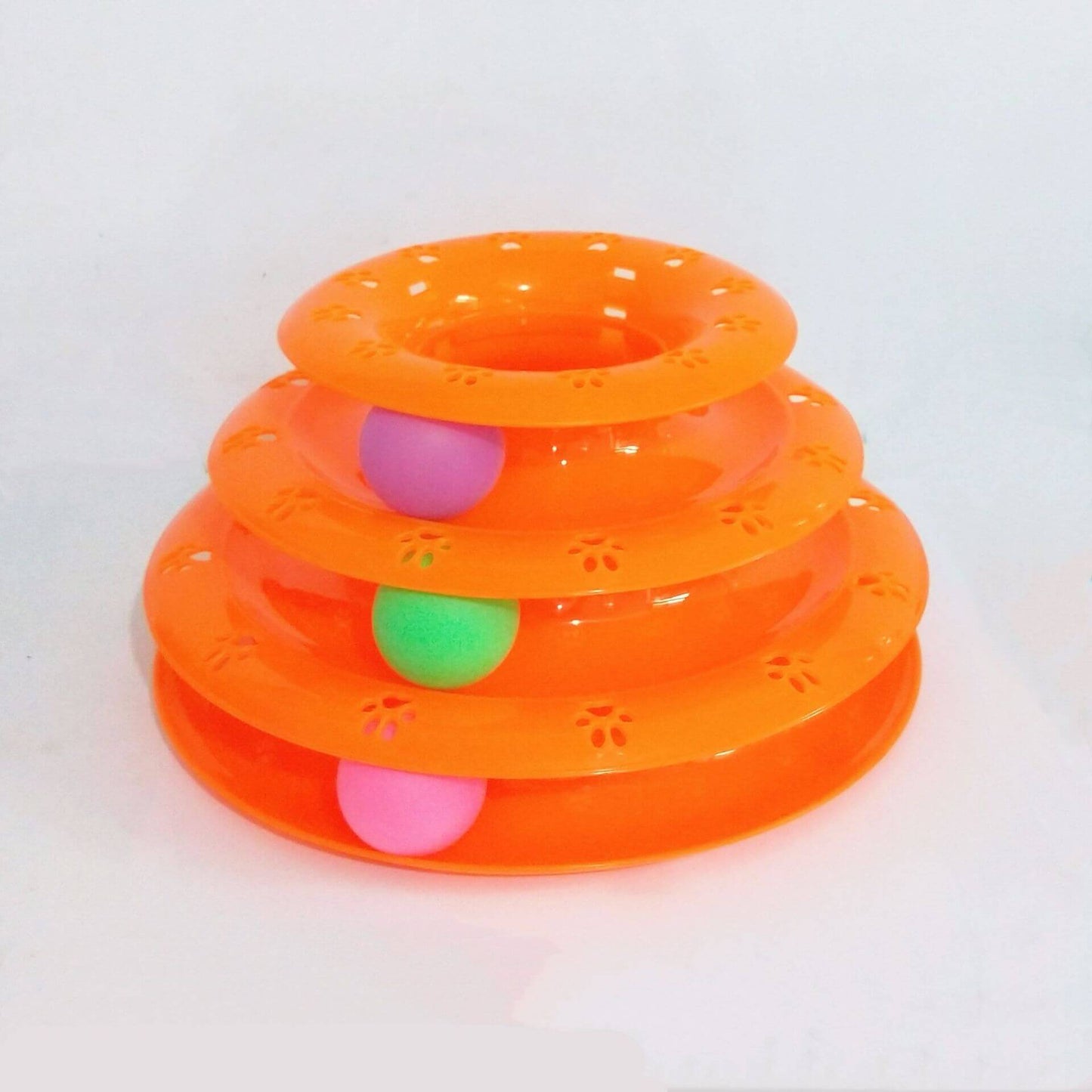 Cat Toy Coloured - Orange - Cat Toy