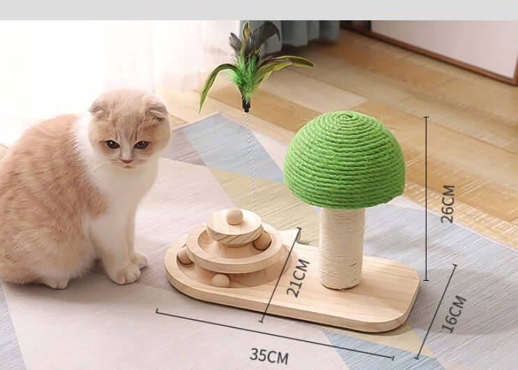 Cat Tree Scratcher - Green - Cat Scratcher