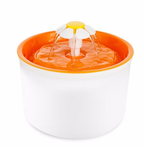 Cat Water Drinking Fountain - Orange / UK / A - Pet drinking