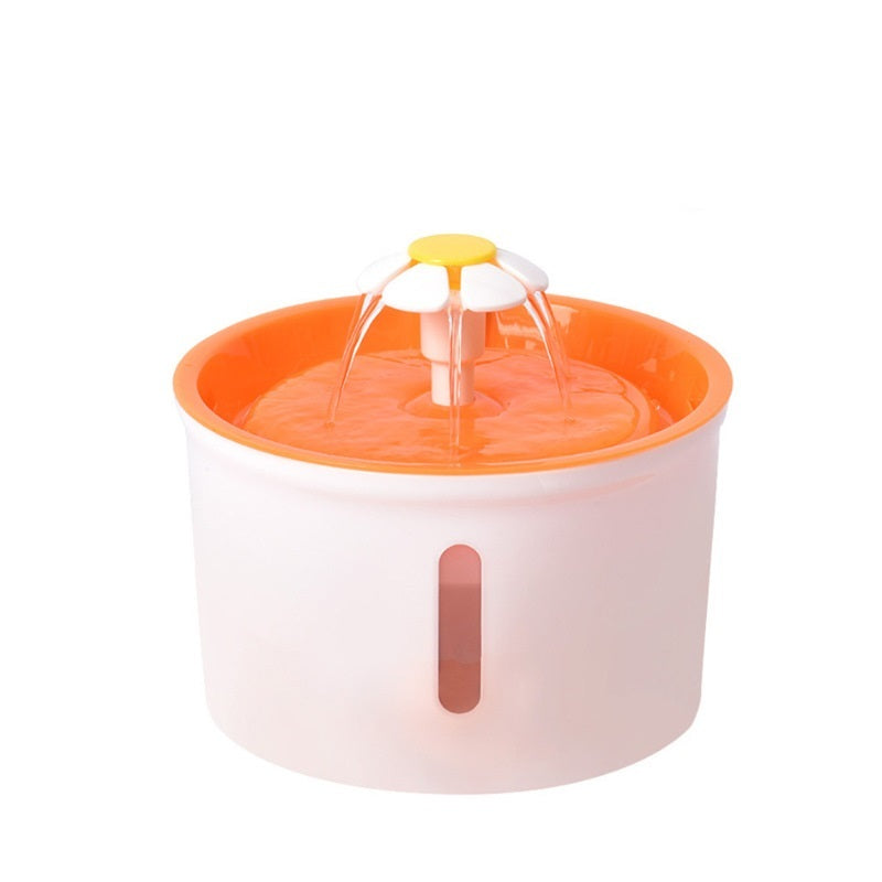 Cat Water Drinking Fountain - Orange window / UK / A - Pet drinking