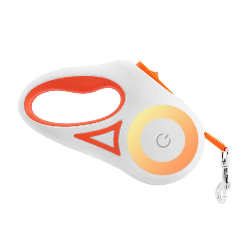 Dog Leash Retractable and Automatic - Orange 3M / Single traction rope - Dog leash