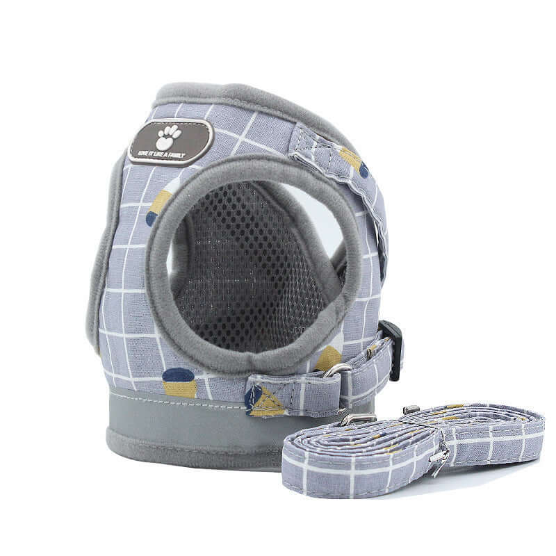 Dog Leash with Reflective Strips - Grey / L - Dog leash