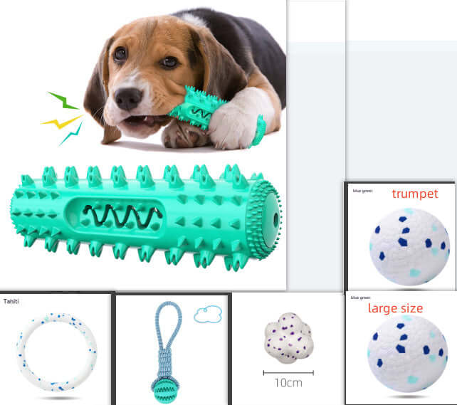 Dog Teething Stick Toy - Blue set2. - Dog toy