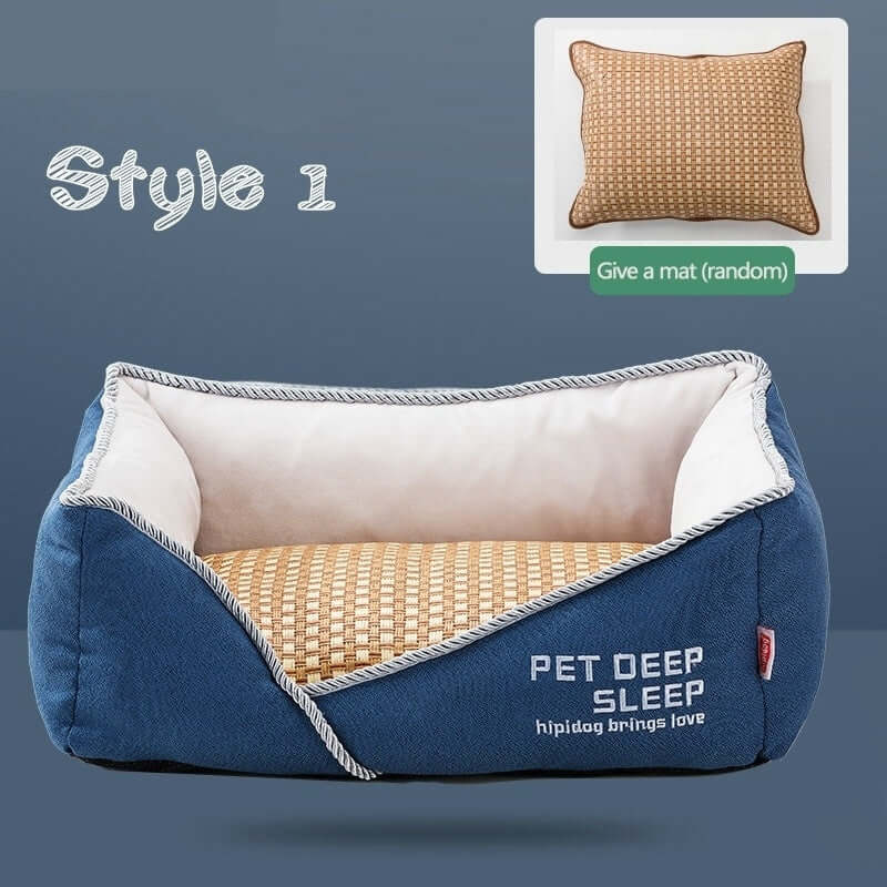 Four Seasons Dog Bed - Blue / S - Pet Bed