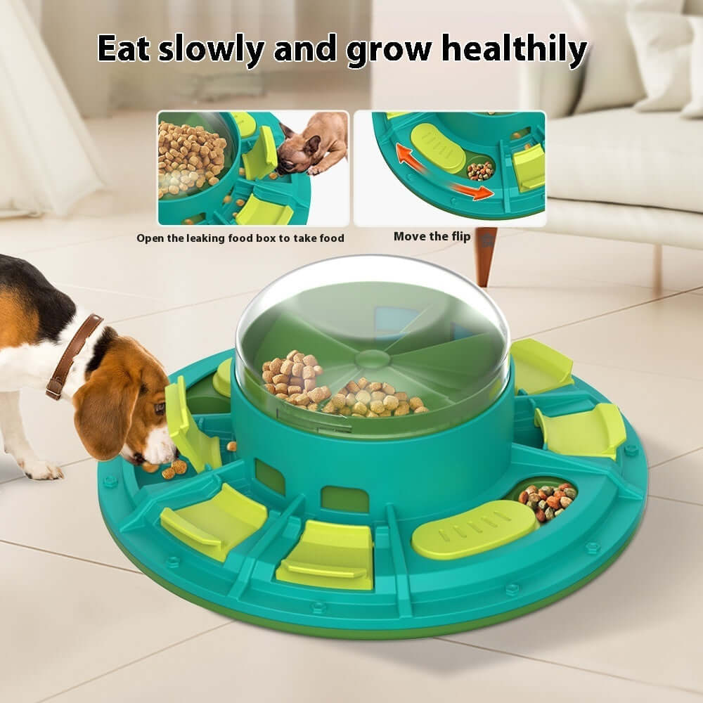 Interactive Dog Puzzle Toy - Green - Dog toy