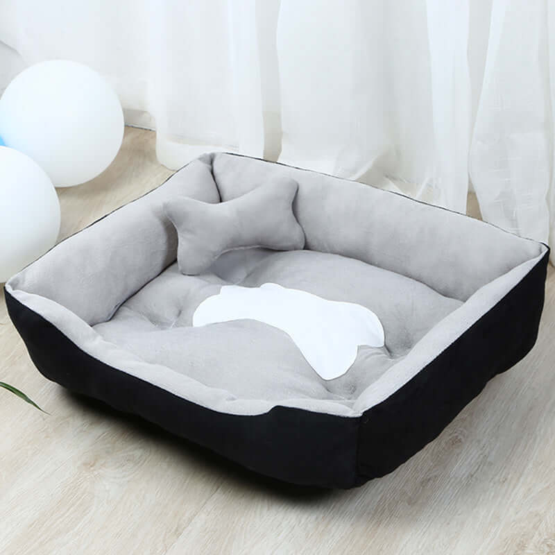 Large Dog Kennel Bed - Grey kennel / 50x40cm - Dog bed