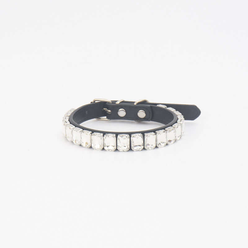PU Dog Collar - Transparent / L - Dog collar