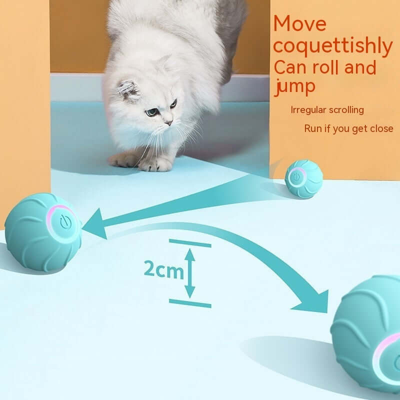 Smart Cat Toy Jumping Ball - Cat Toy