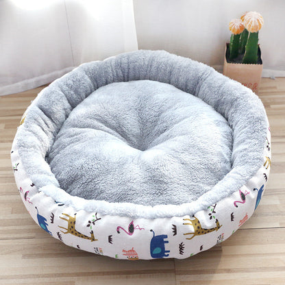 Dog And Cat Round Bed