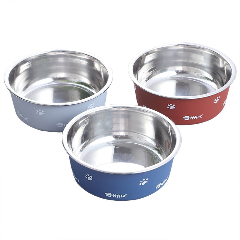 Dog Bowl Paw Design