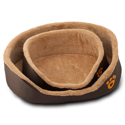 Soft Dog Bed Round Shape