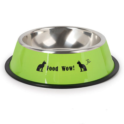 Stainless steel dog bowl-1