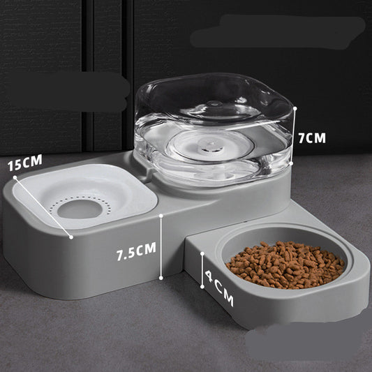 Pet Feeder with Water Bowl