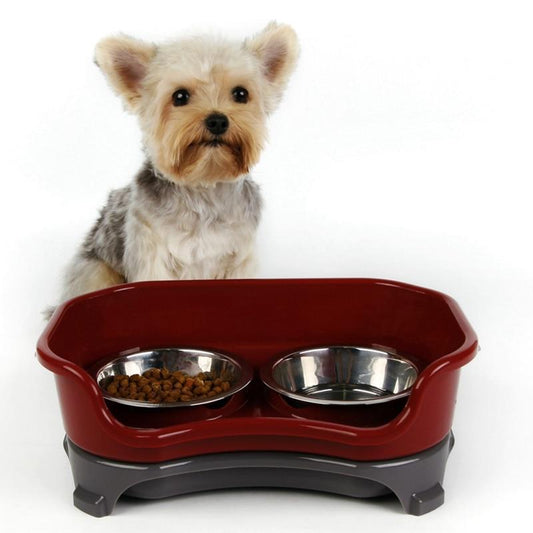 Dog bowl double basin