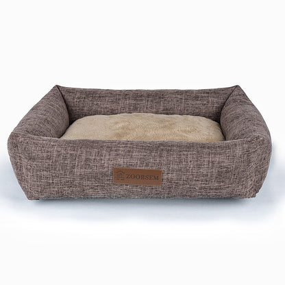 Autumn And Winter Dog Bed with Warm Linen