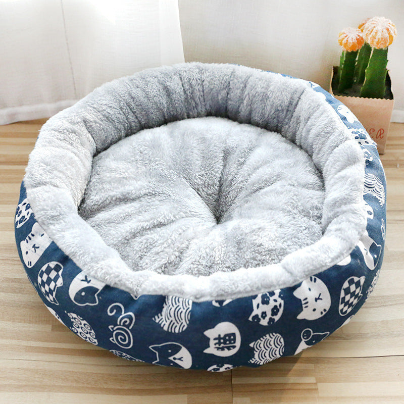 Dog And Cat Round Bed