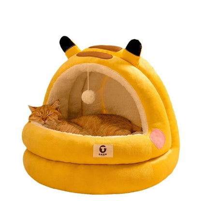 Cat Nest Four Seasons Closed Soft Plush