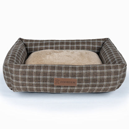 Autumn And Winter Dog Bed with Warm Linen