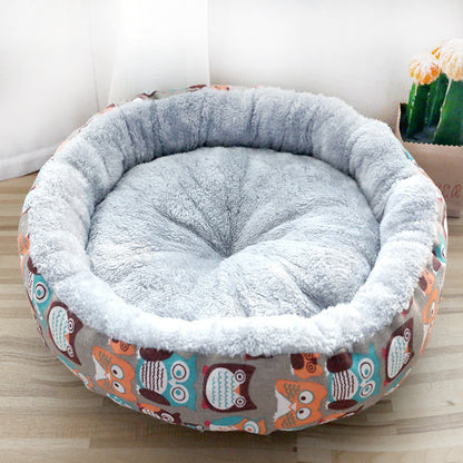 Dog And Cat Round Bed