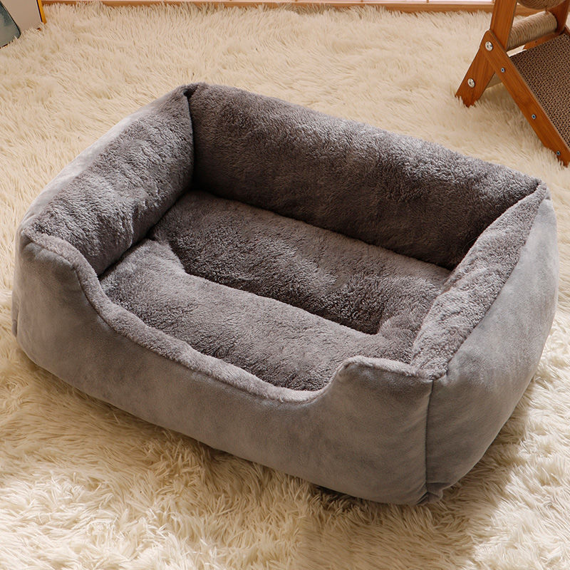 Dog Sofa Bed with Plush Lining