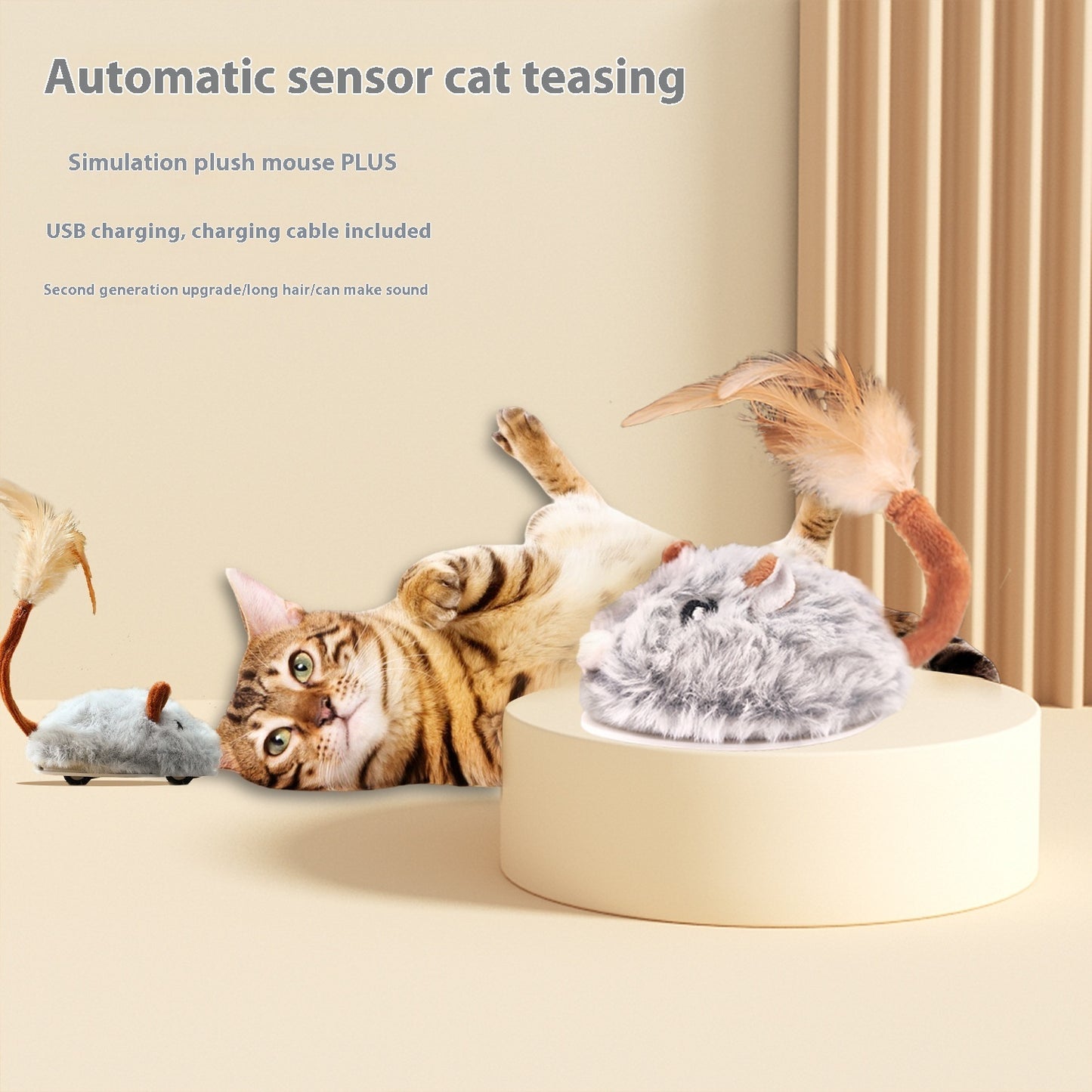 Cat Toy Electric Mouse