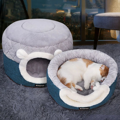 Cat Bed House *Soft Plush HOOPET