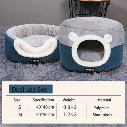 Cat Bed House *Soft Plush HOOPET