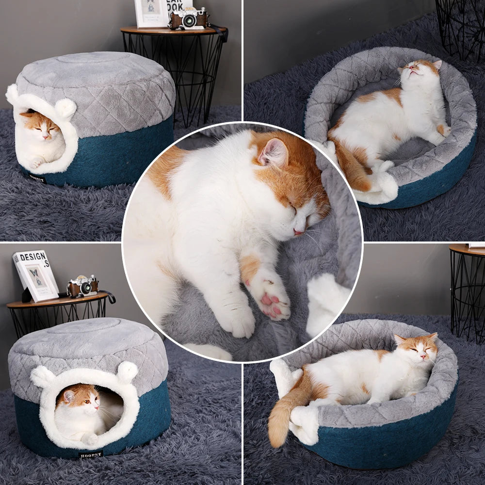 Cat Bed House *Soft Plush HOOPET