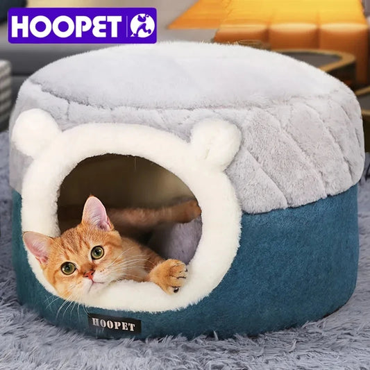 Cat Bed House *Soft Plush HOOPET