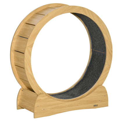 Paw Hut Cat Treadmill Natural Wood