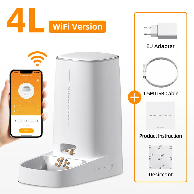 Cat Feeder Smart Wi-Fi* ROJECO