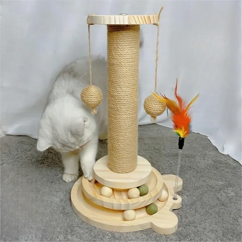 Cat Scratcher with Durable Sisal Scratching Board