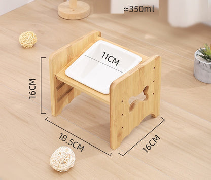 Adjustable Cat Bowl - Single bowl / 3layers adjustable - Pet bowl