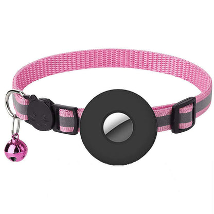 Air-tag Reflective Pet Collar - Pink - Cat accessories
