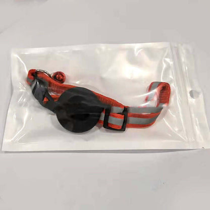 Air-tag Reflective Pet Collar - Red - Cat accessories