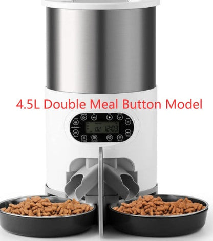 Automatic Pet Feeder - 4.5L Double Meal Button Model / UK - Pet feeder