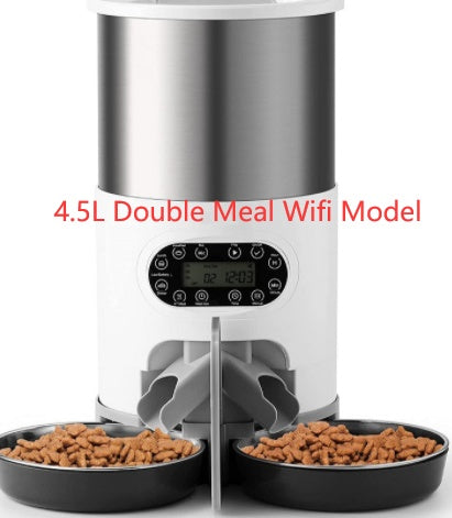 Automatic Pet Feeder - 4.5L Double Meal Wifi Model / UK - Pet feeder