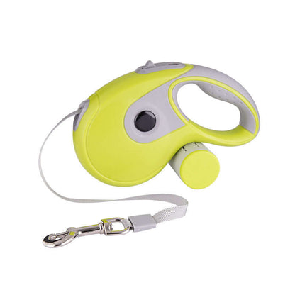 Automatic Retractable Traction Rope Leash for Dogs - Green / 5M - Dog leash