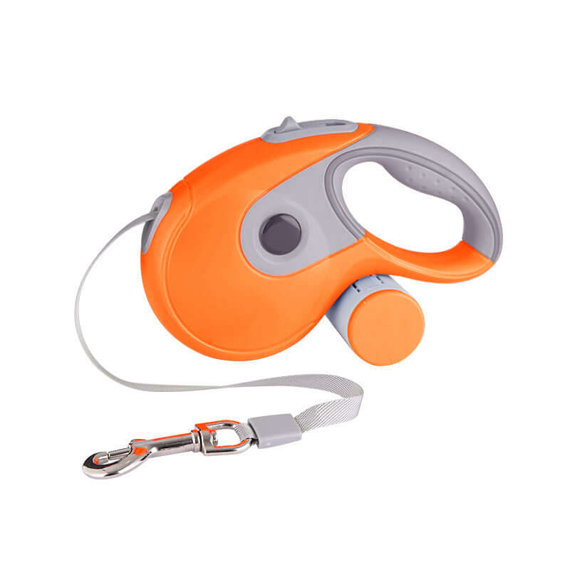 Automatic Retractable Traction Rope Leash for Dogs - Orange / 5M - Dog leash