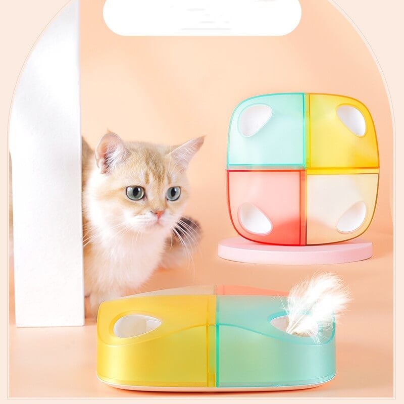 Automatic Teasing Cat Feather Toy - Cat Toy