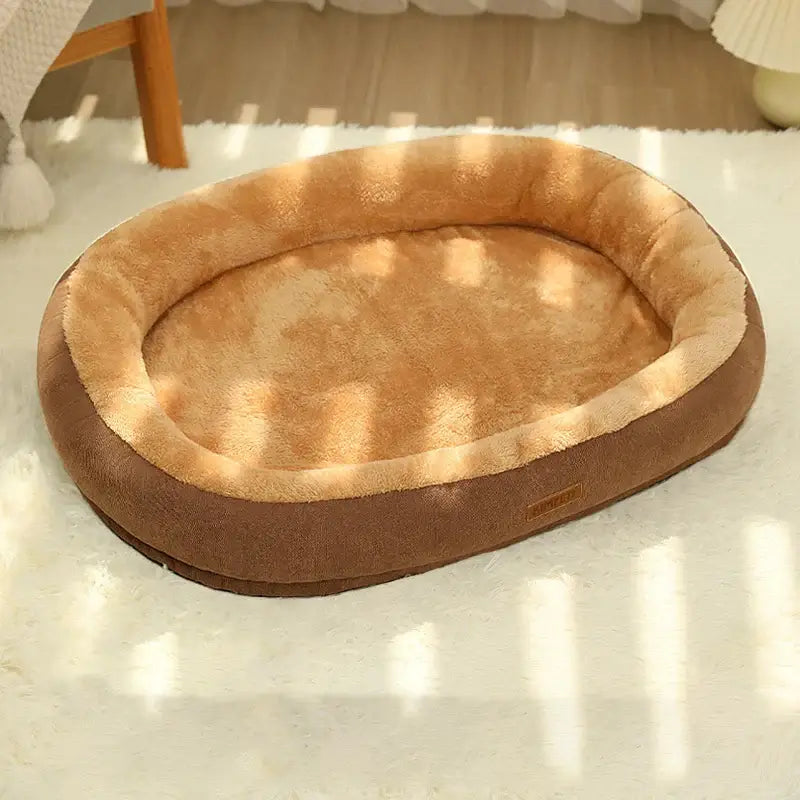 Cat Bed Non-Slip Warm and Soft *Kimpets - Brown / XL 75X55cm