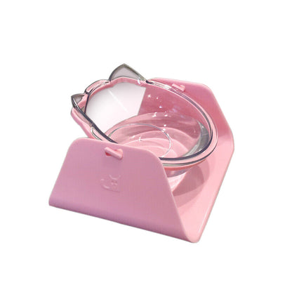 Cat bowl adjustable - Pink - Cat Bowl