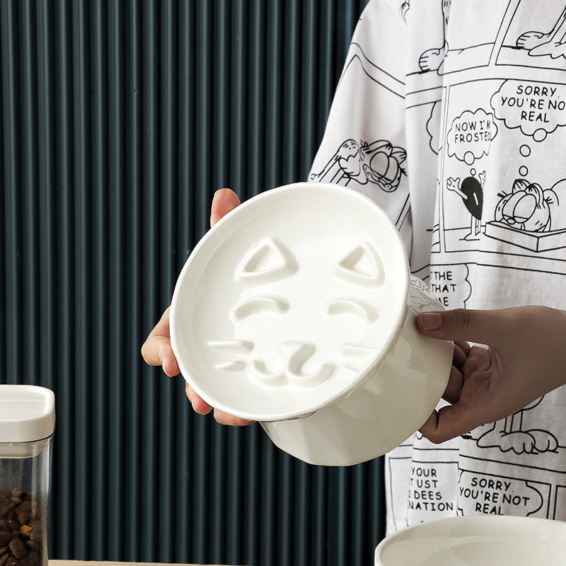 Cat Bowl Diamond Design - Pet bowl