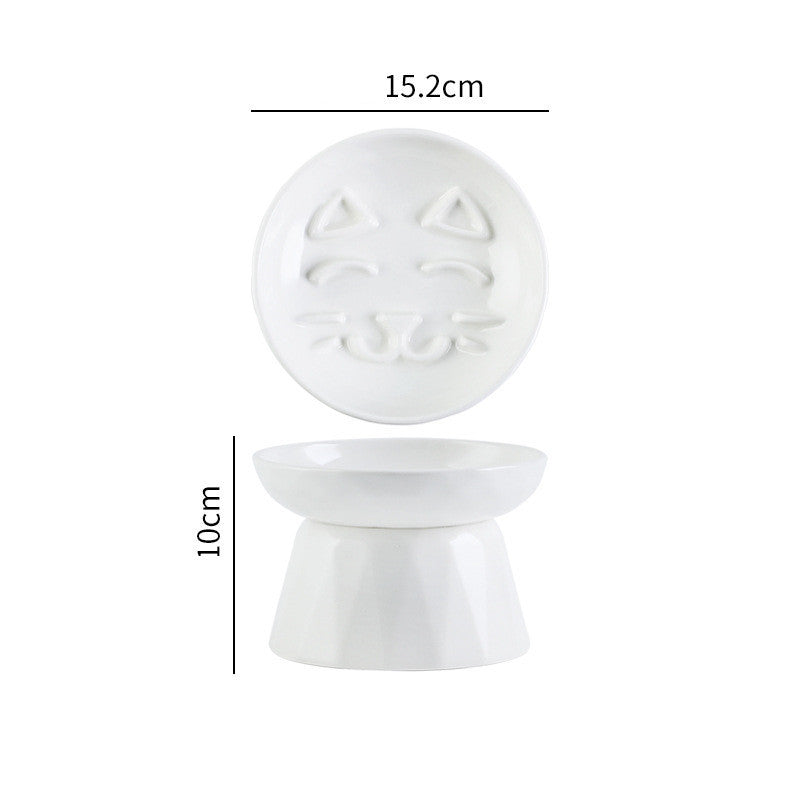 Cat Bowl Diamond Design - Slow food plate - Pet bowl