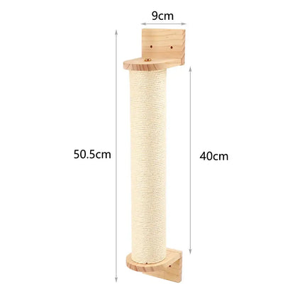 Cat Climbing Shelf Wall Mounted - scratching post c