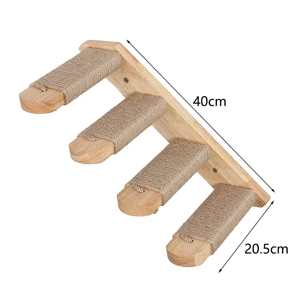 Cat Climbing Shelf Wall Mounted - stairway
